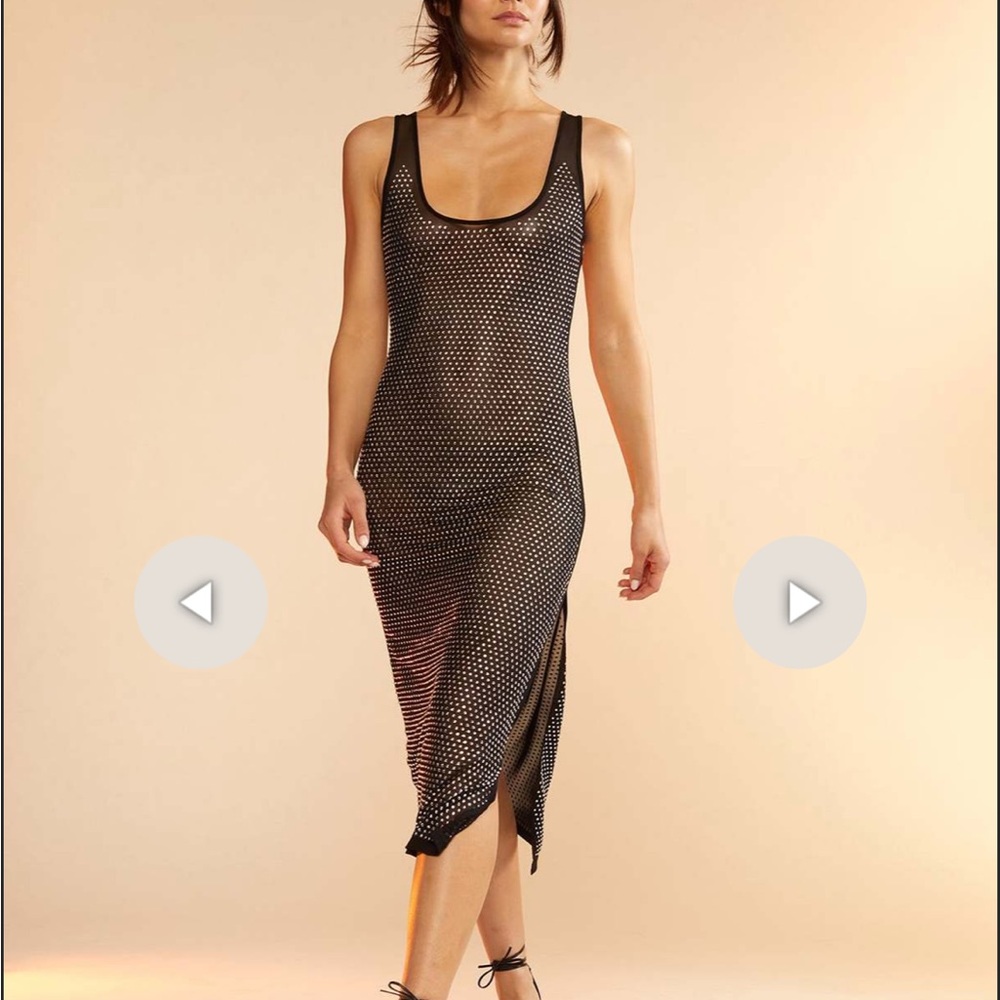 Cynthia Rowley Smoke Show Crystal Dress